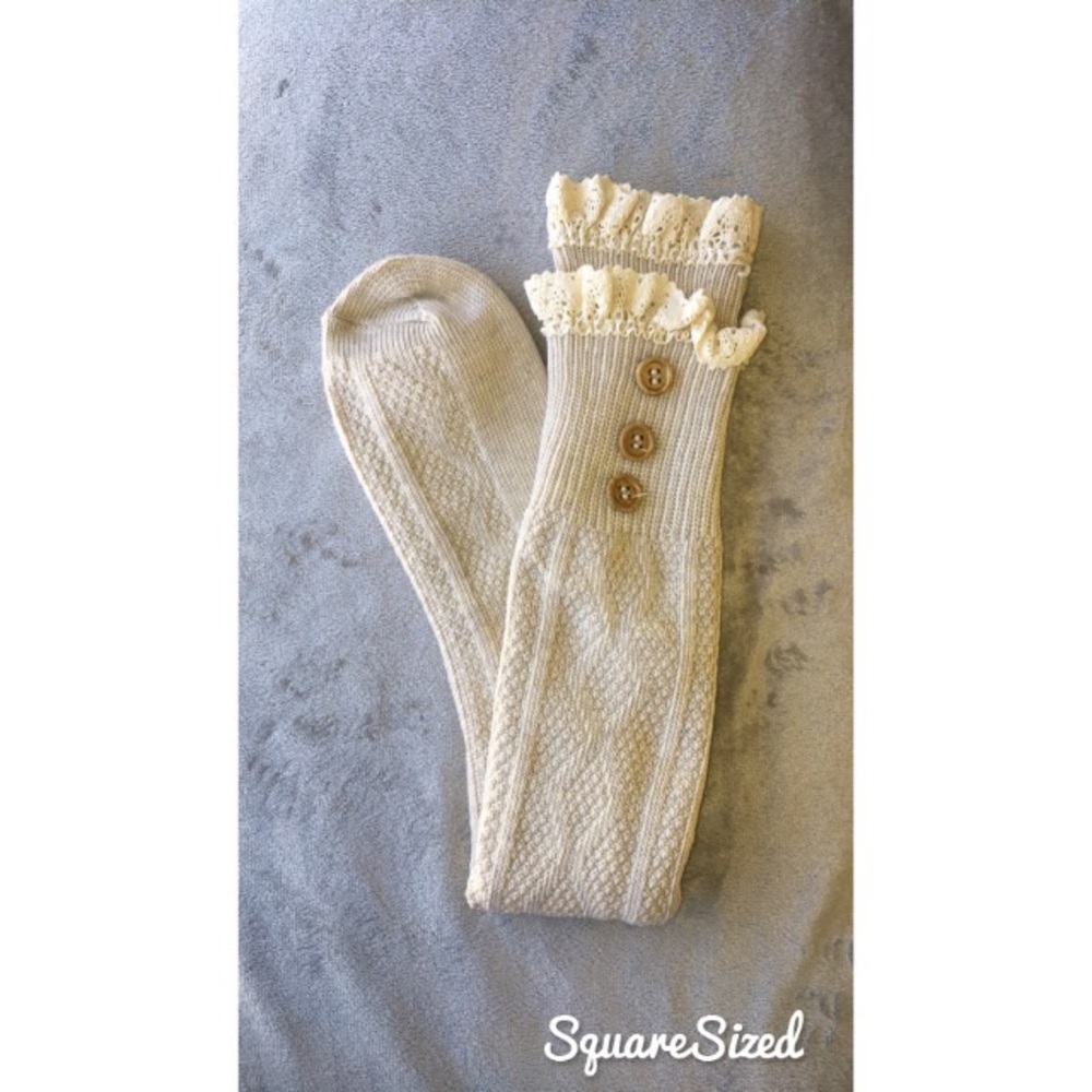 Knee High Vintage Boot Socks